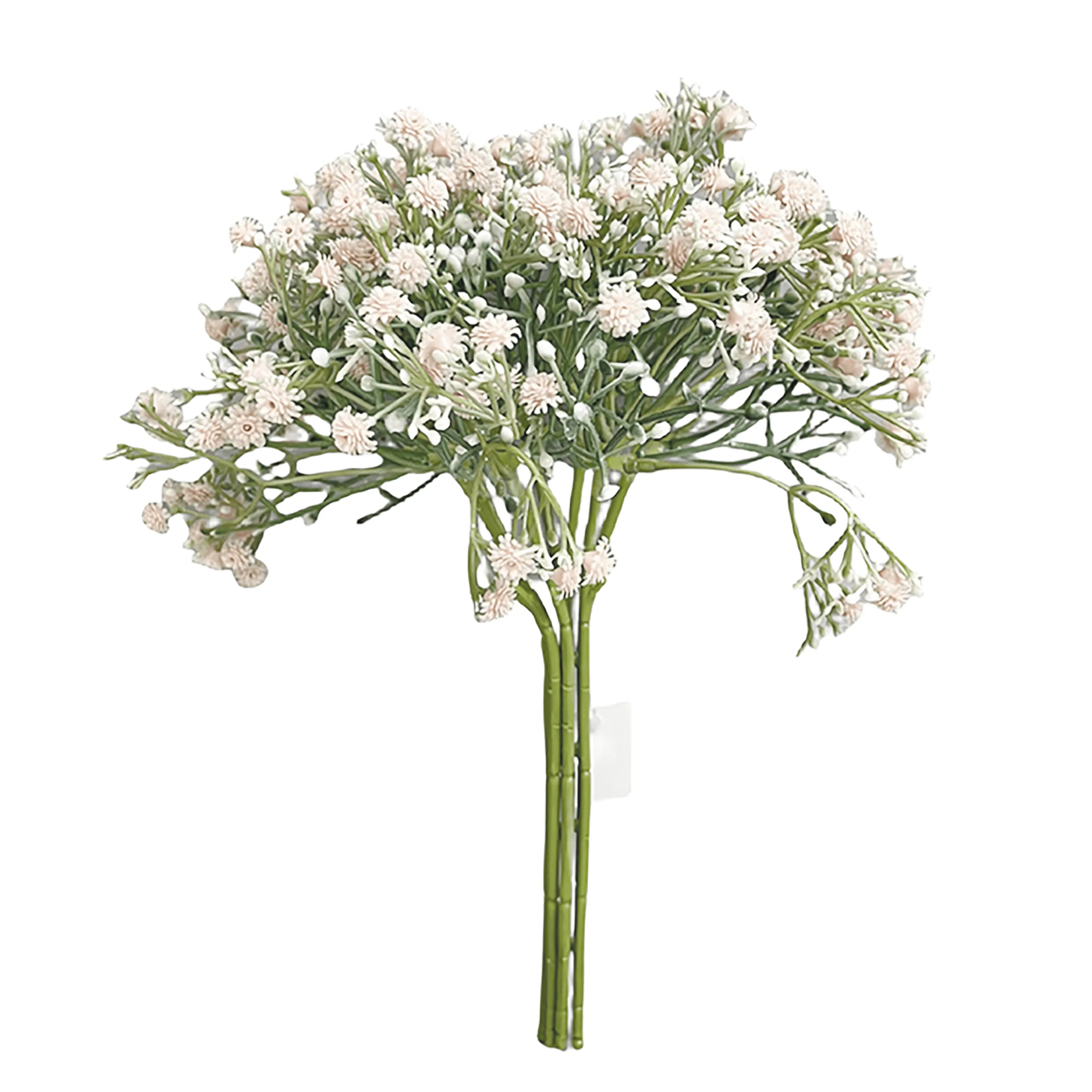 Babymoon Artificial Flowers Bunch | Baby Breath Gypsophila | 7 Head | Home Decoration | Baby Photoshoot Props | Gift Set | Brown