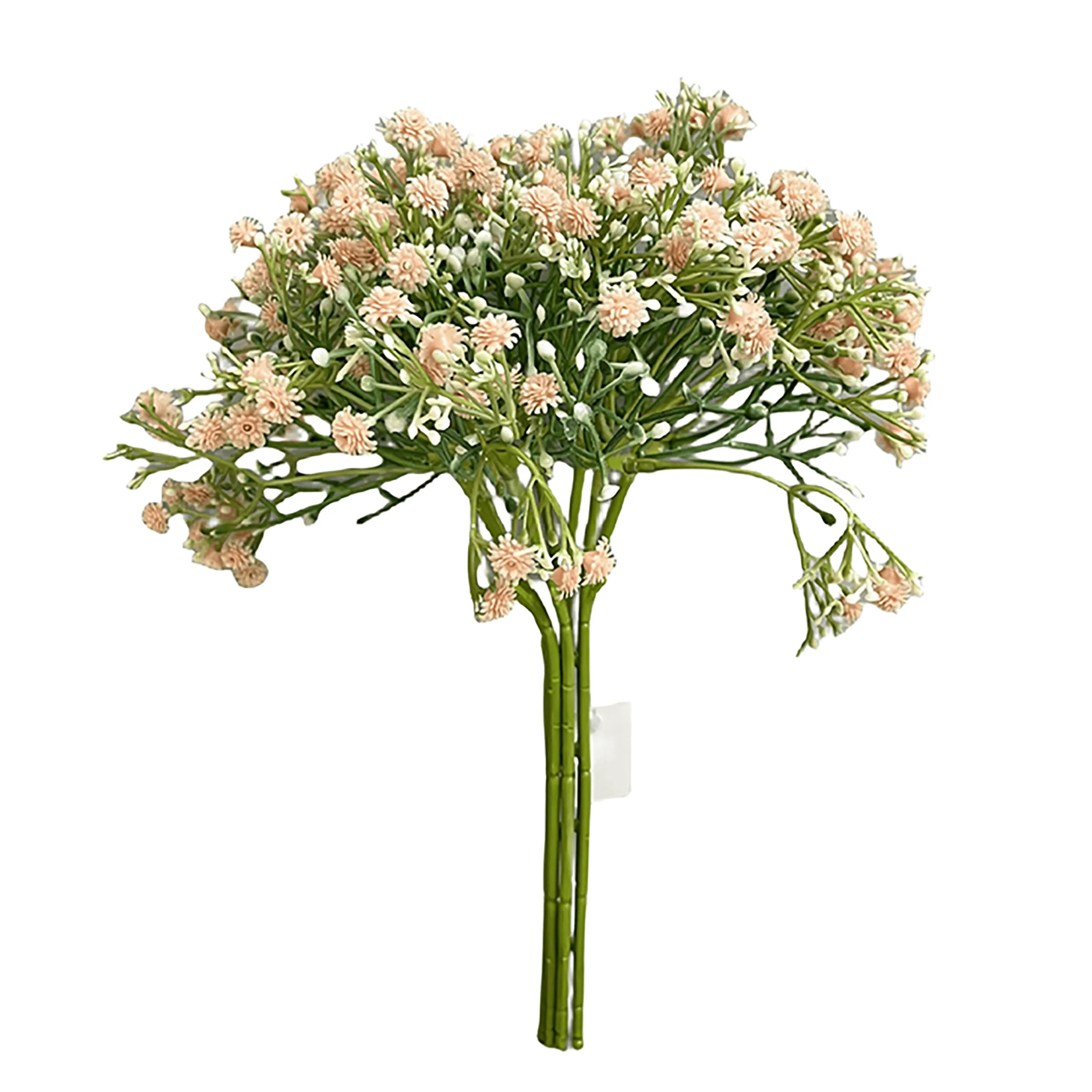Babymoon Artificial Flowers Bunch | Baby Breath Gypsophila | 7 Head | Home Decoration | Baby Photoshoot Props | Gift Set | Brown