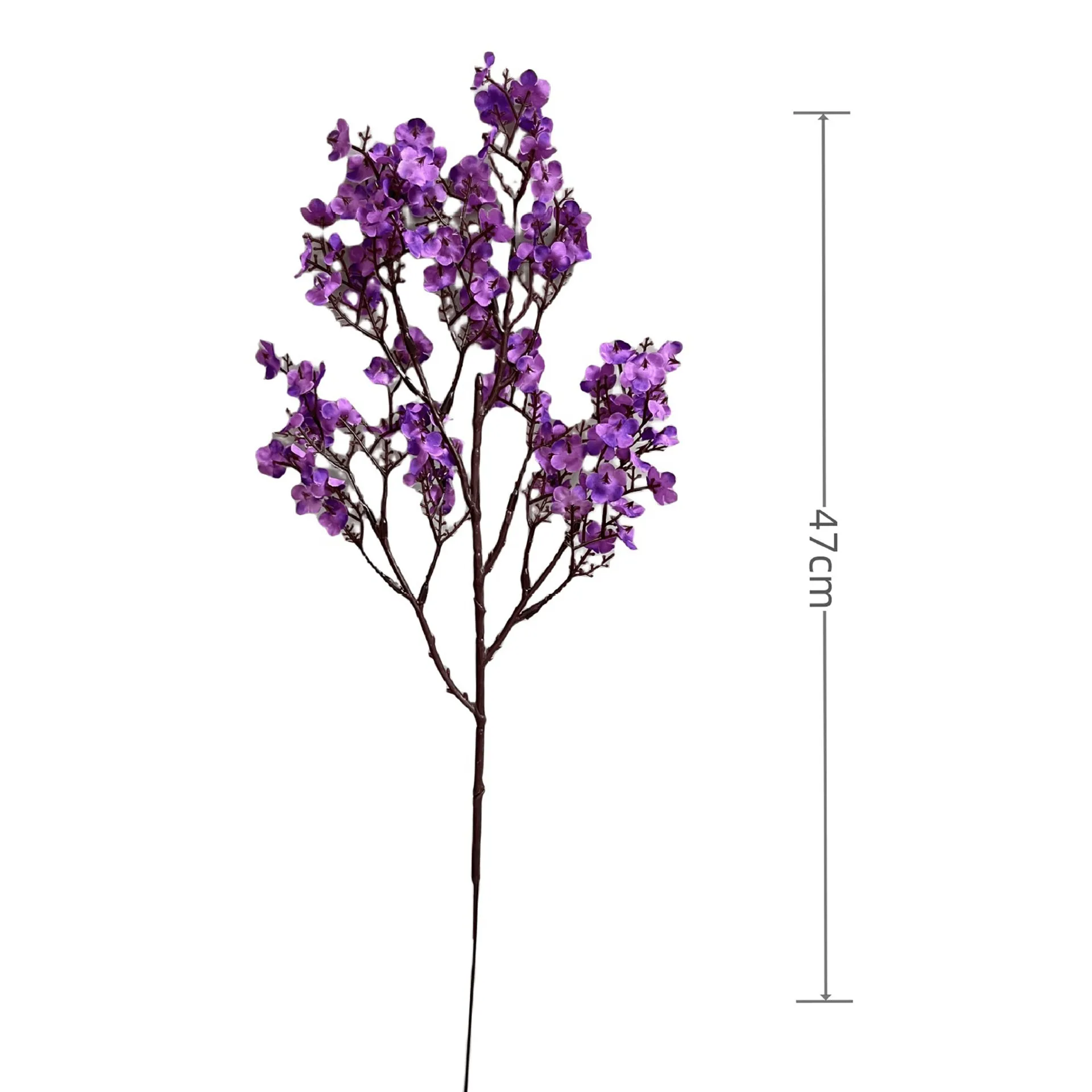 Babymoon Artificial Flowers | Silk Small Gypsophila | Home Decoration | Baby Photoshoot Props | Gift Set | Blue