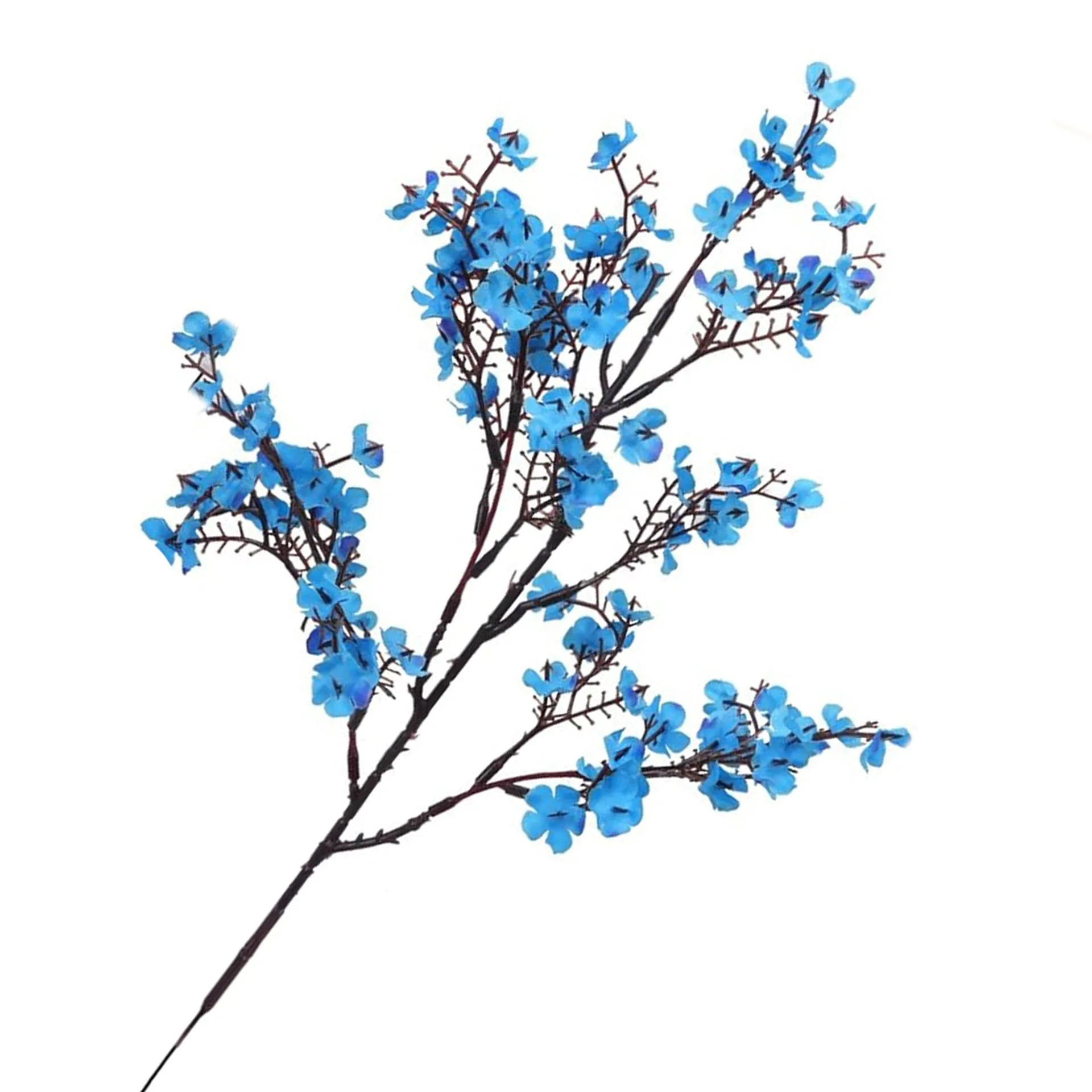 Babymoon Artificial Flowers | Silk Small Gypsophila | Home Decoration | Baby Photoshoot Props | Gift Set | Blue