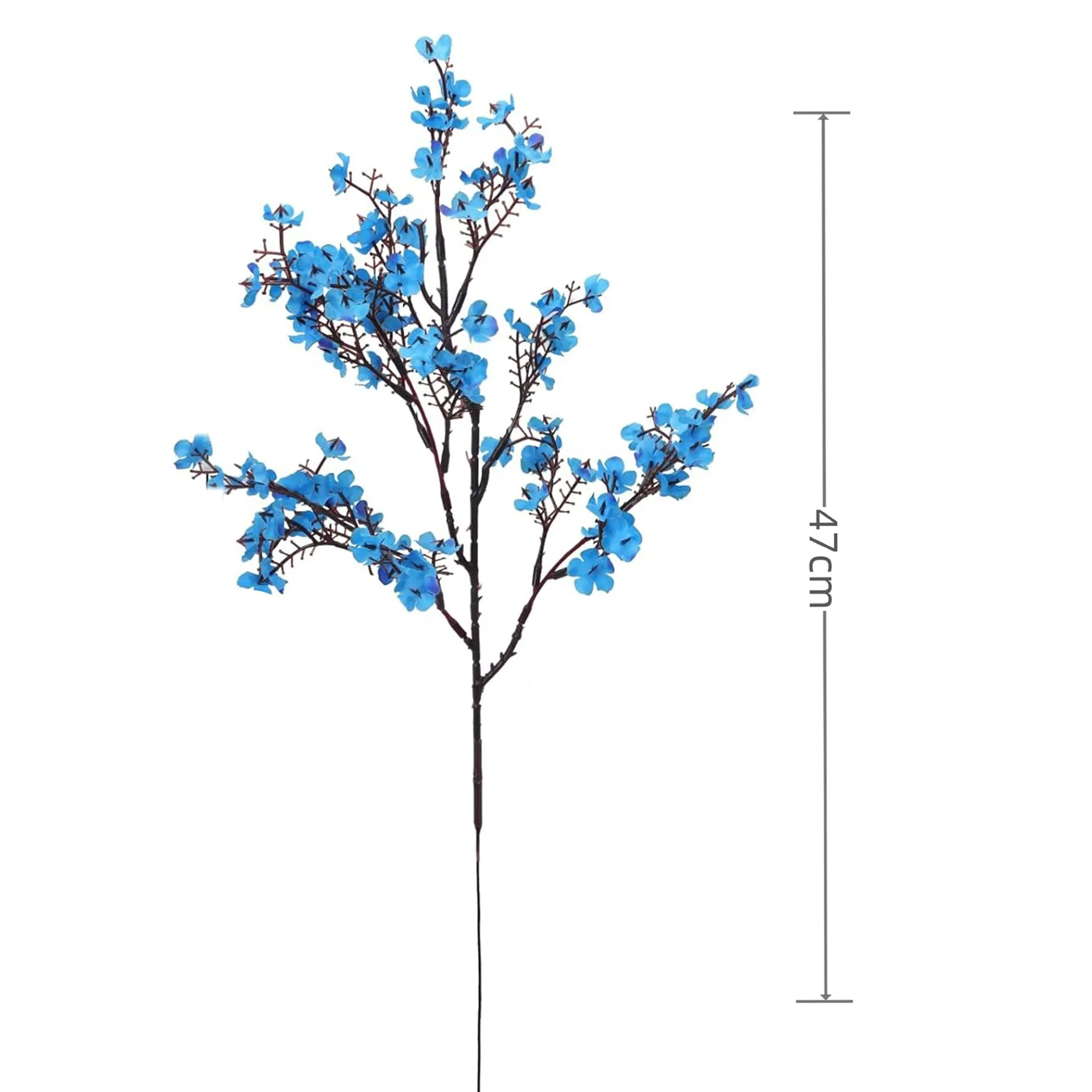 Babymoon Artificial Flowers | Silk Small Gypsophila | Home Decoration | Baby Photoshoot Props | Gift Set | Blue