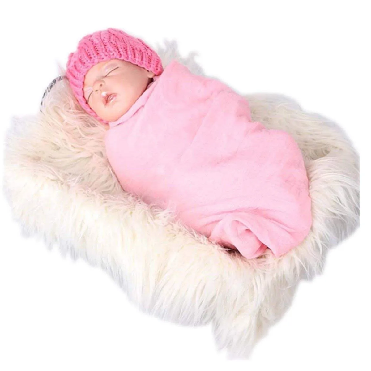 Babymoon Fur Blanket (White)