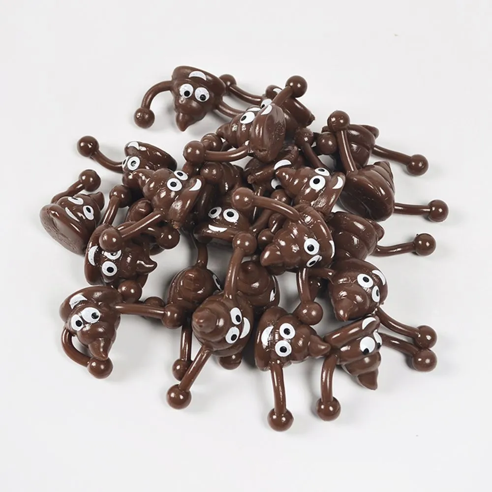 Creative Catapult Poop Tricky Fake Poop Prank Toy Funny Stick On Wall Poop Prank Toy Decompression Toys Kids Toys