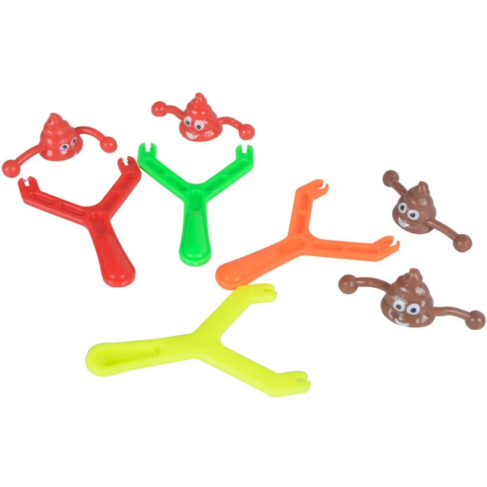 Creative Catapult Poop Tricky Fake Poop Prank Toy Funny Stick On Wall Poop Prank Toy Decompression Toys Kids Toys