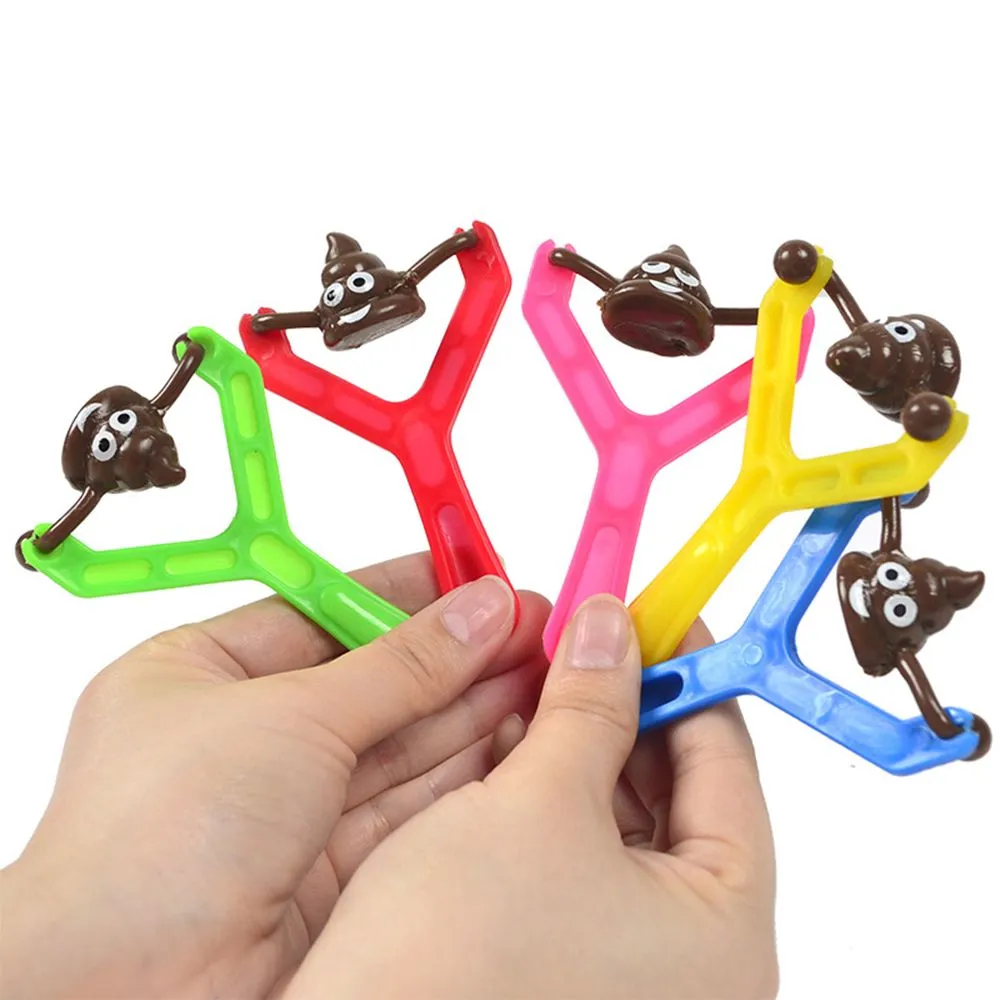 Creative Catapult Poop Tricky Fake Poop Prank Toy Funny Stick On Wall Poop Prank Toy Decompression Toys Kids Toys