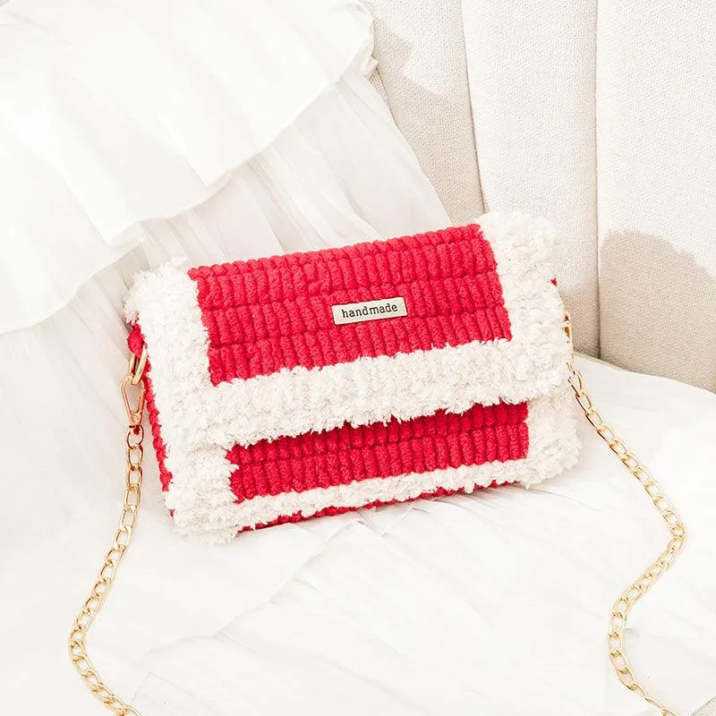 DIY Hand-sewn Material Package Mesh Woolen Thread Self-made Gifts