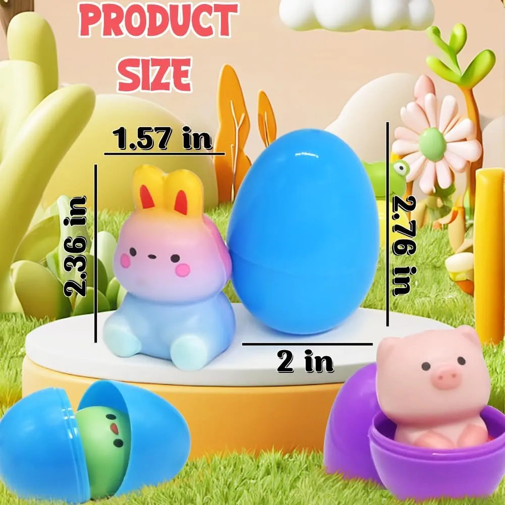 Easter Best Gift 50% OFF-24 PCS Easter Eggs Prefilled Slow Rising Squishy Toys