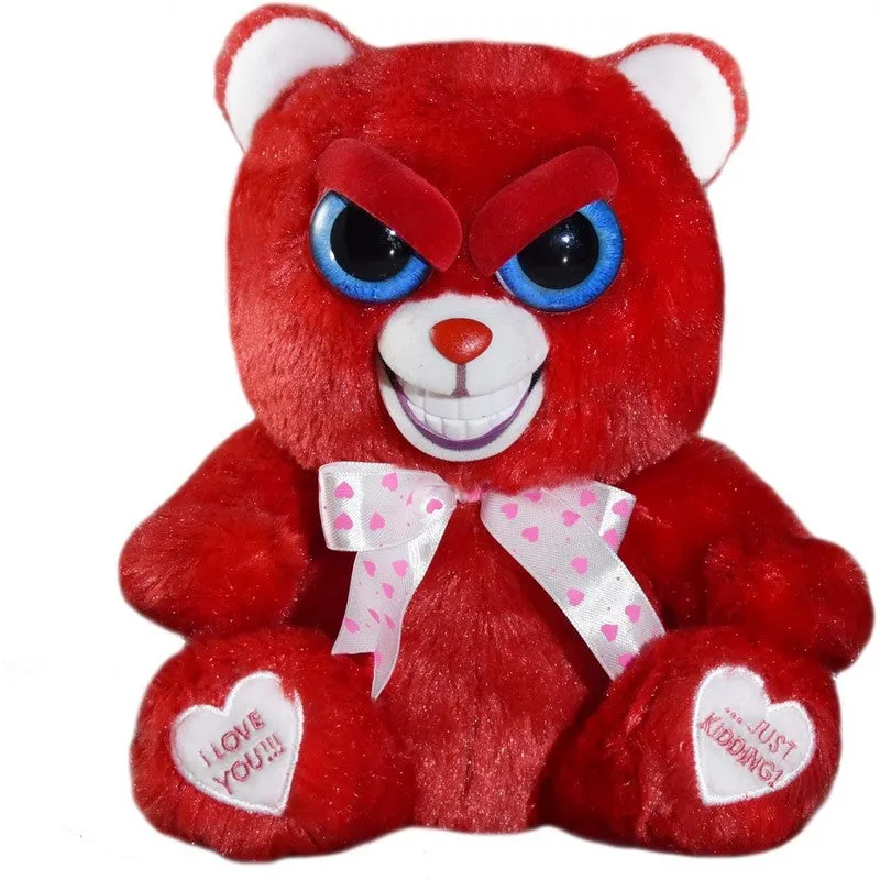 Feisty Pets Meghan Madlove Valentine Bear Grin 8.5" Plush Stuffed Animal Toy