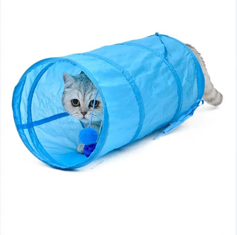 Four Holes Tunnel Toy for Cats