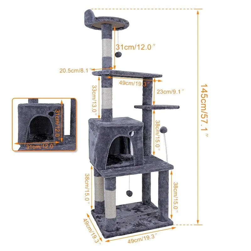 Four Layers Big Scratcher for Cats