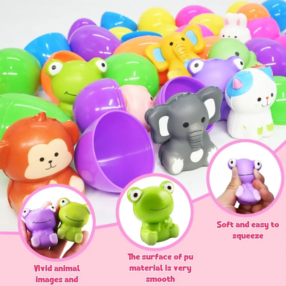 HOT SALE 49% OFF24 PCS Easter Eggs Prefilled Slow Rising Squishy Toys