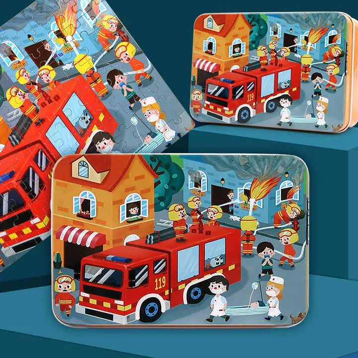 Kid Education Toys Iron Box Cartoon-ألعاب تعليمية للأطفال