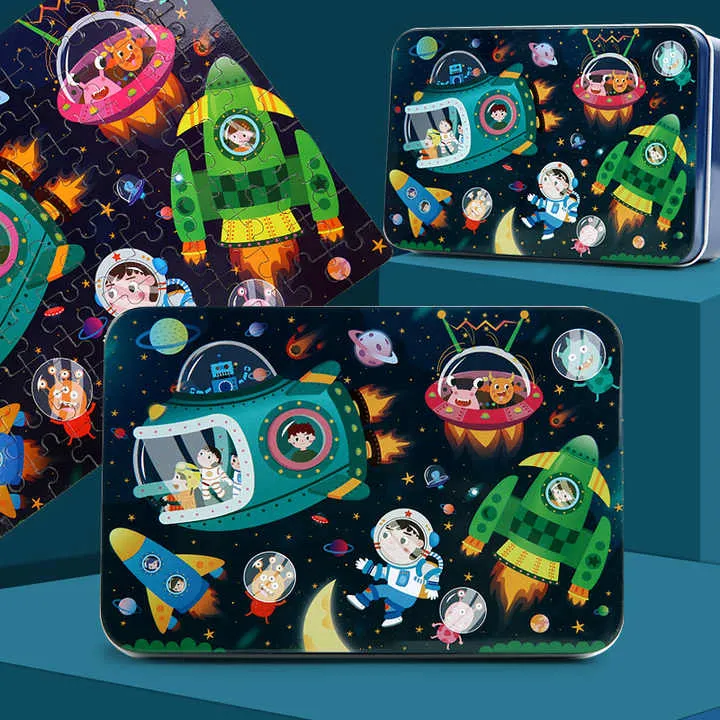 Kid Education Toys Iron Box Cartoon-ألعاب تعليمية للأطفال