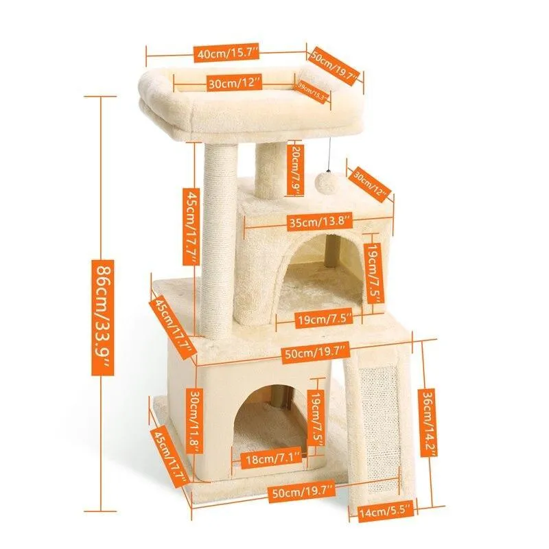 Large Four Layered Scratcher for Cats