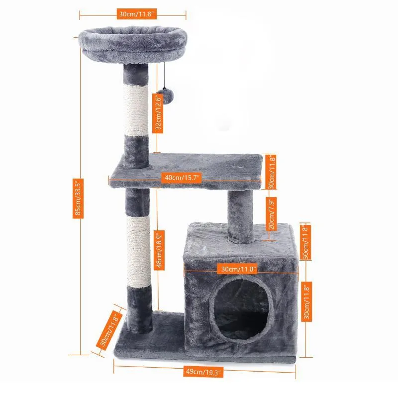 Large Four Layered Scratcher for Cats
