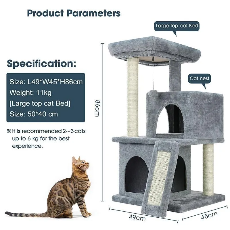 Large Four Layered Scratcher for Cats