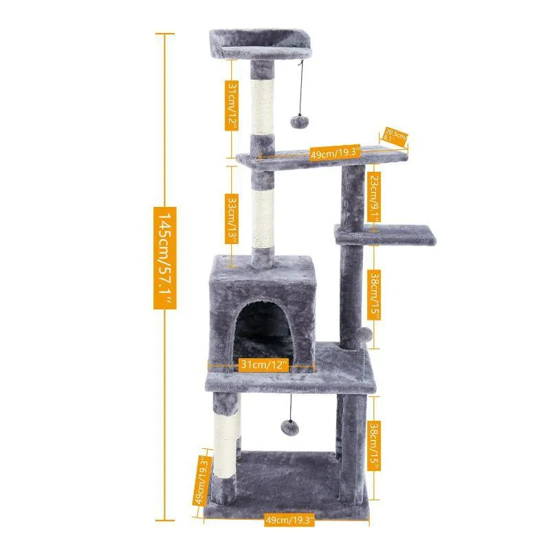 Large Four Layered Scratcher for Cats