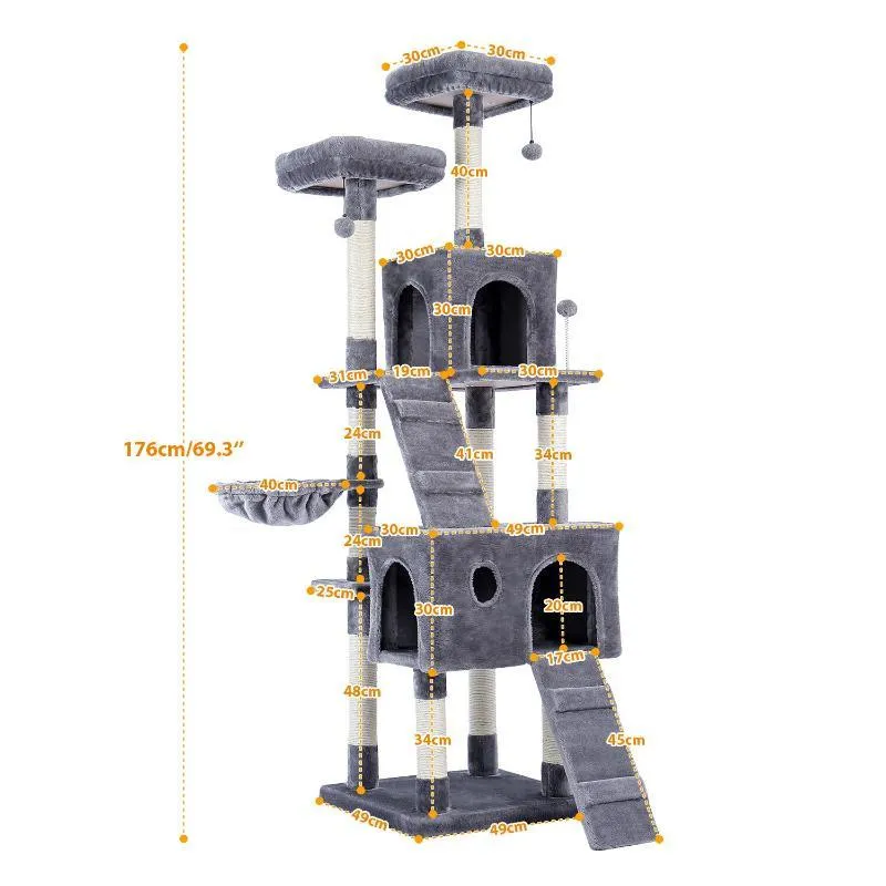 Large Four Layered Scratcher for Cats