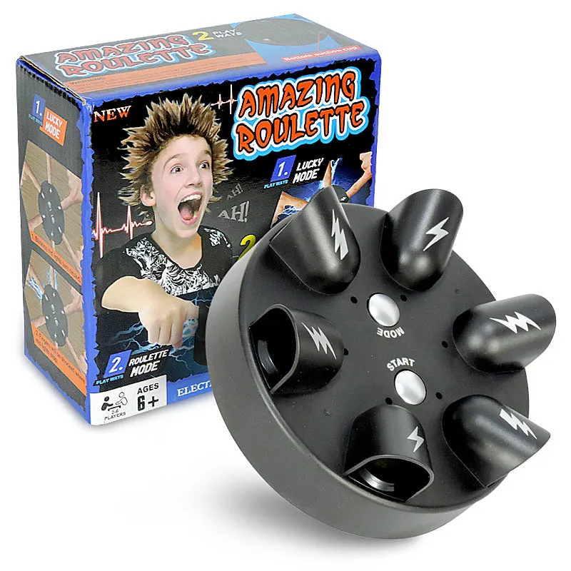 Mini Electric Shock Finger Lie Detector Roulette Table Game Toy