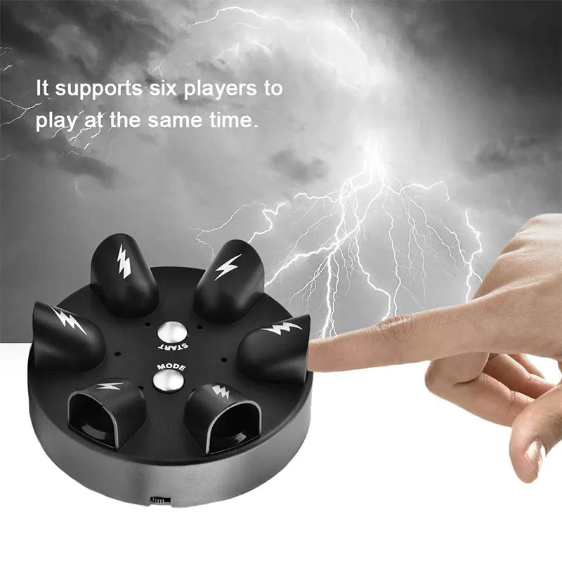 Mini Electric Shock Finger Lie Detector Roulette Table Game Toy