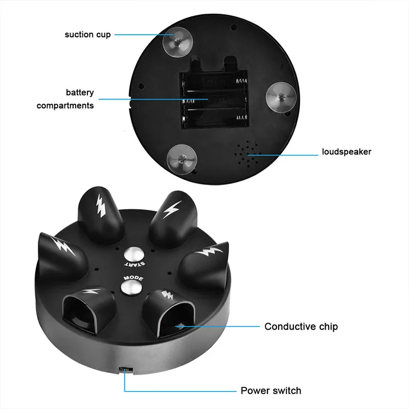 Mini Electric Shock Finger Lie Detector Roulette Table Game Toy