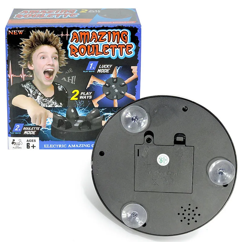 Mini Electric Shock Finger Lie Detector Roulette Table Game Toy