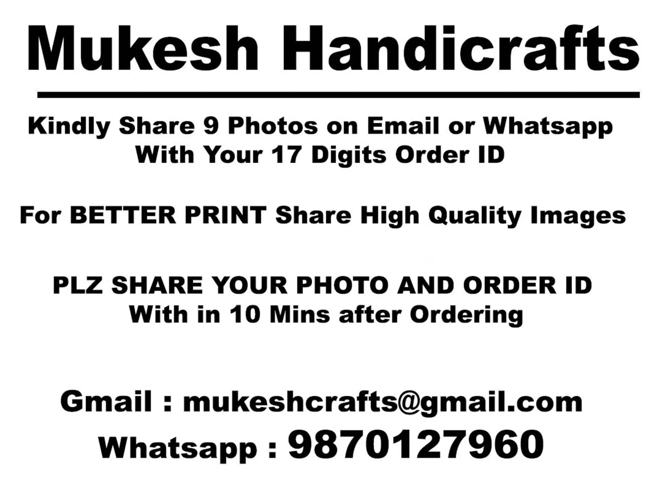 MUKESH HANDICRAFTS Clock Personalized/Personalise 9 Photo Frame for Gifts in Creative Wooden Frame |Gifting Frame for All Occasions| (Black, 18x18 inches)