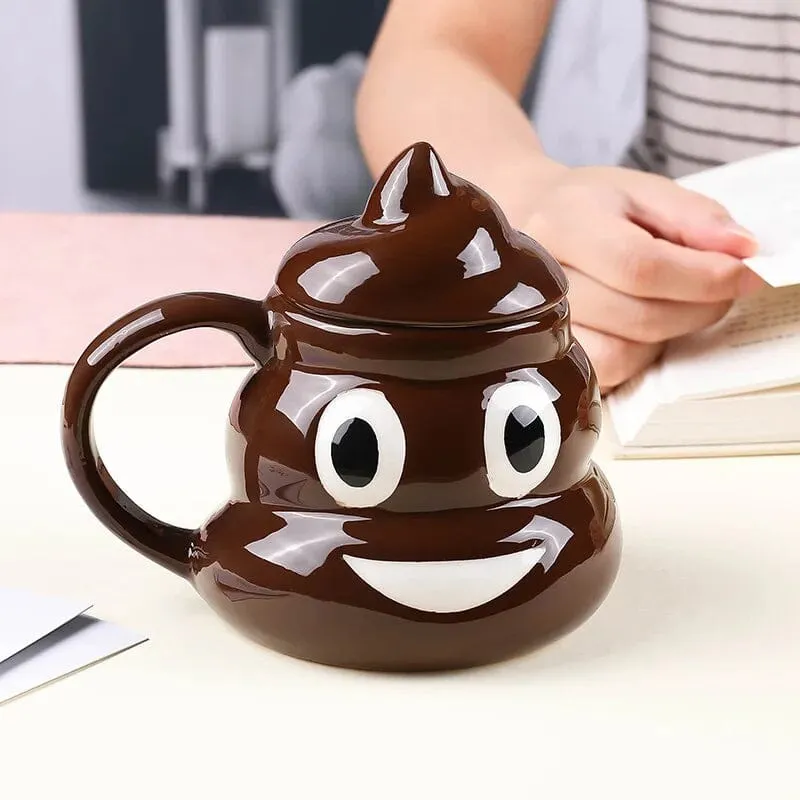 Naughty Prank Poop Ceramics Mug