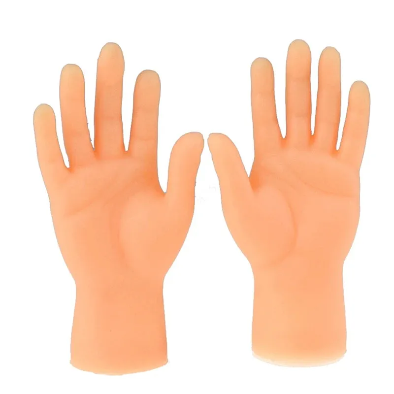 one pair Cartoon Funny Finger Hands Creative Finger Toys Small Hand
