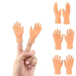 one pair Cartoon Funny Finger Hands Creative Finger Toys Small Hand
