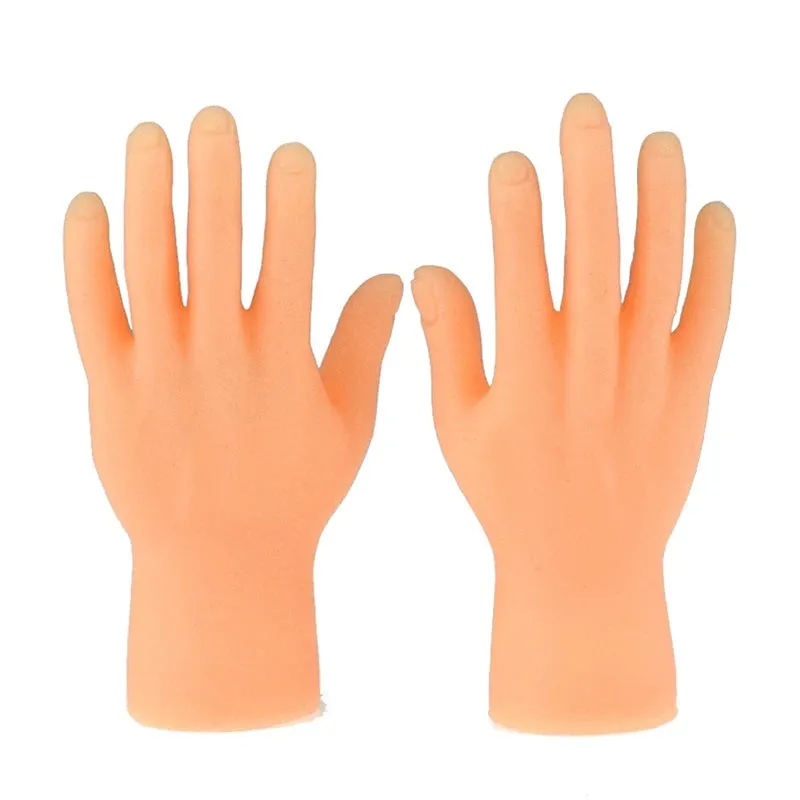 one pair Cartoon Funny Finger Hands Creative Finger Toys Small Hand