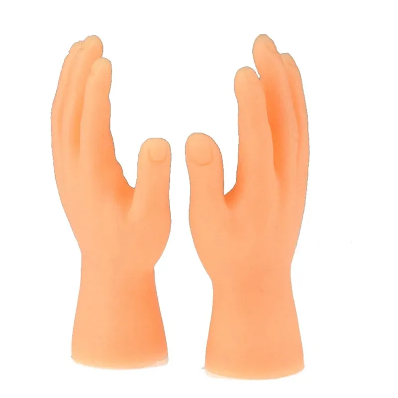 one pair Cartoon Funny Finger Hands Creative Finger Toys Small Hand