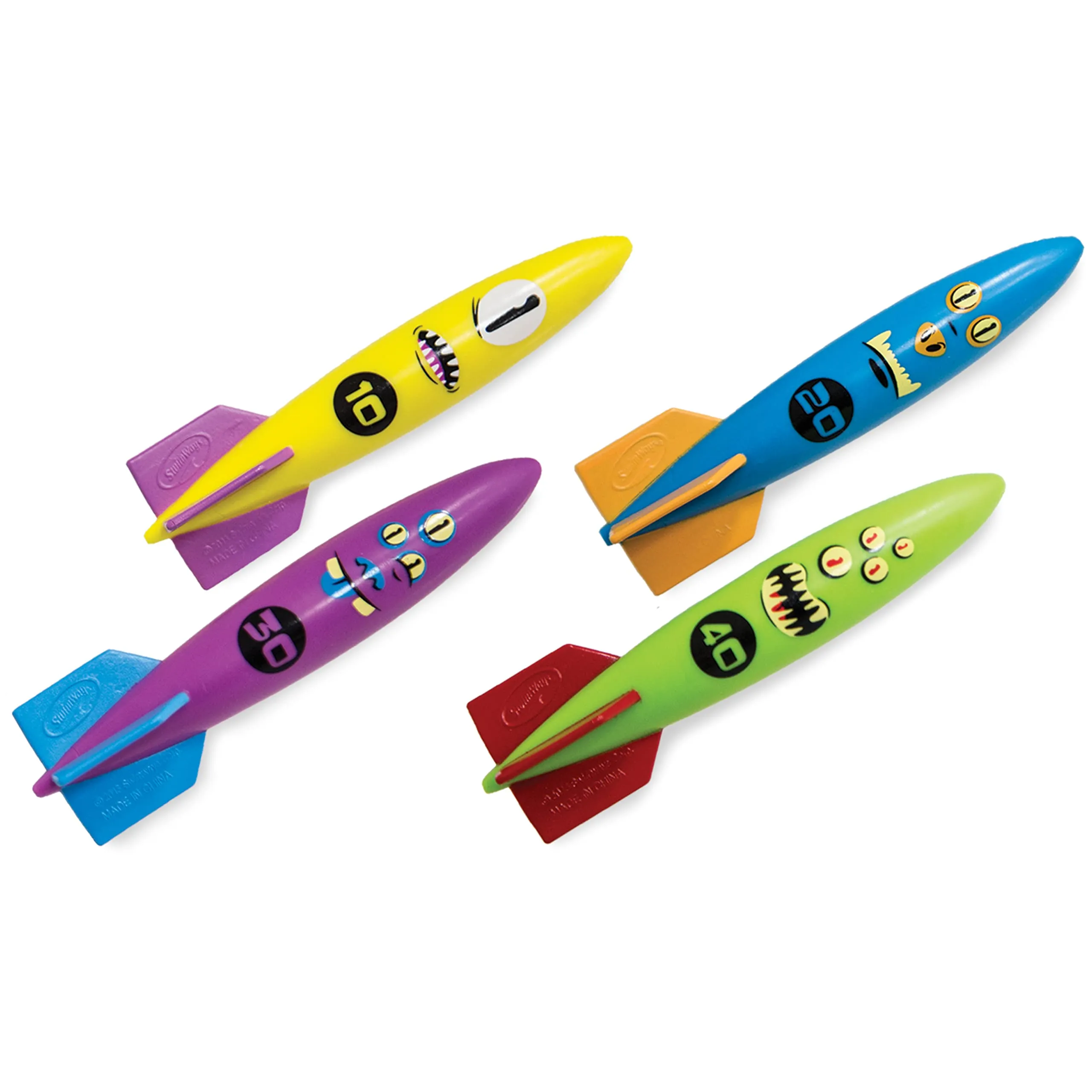 Toypedo Bandits Pool Toys (4 Pack)