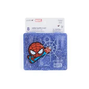 Yoobi Mini Supply Kit | Flat Box Retro Spiderman | Toysmith